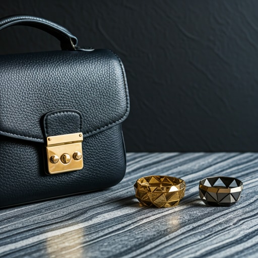 Luxury accessories composition